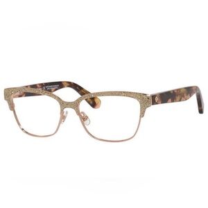 Kate spade gold glitter ladonna woman’s eyeglasses